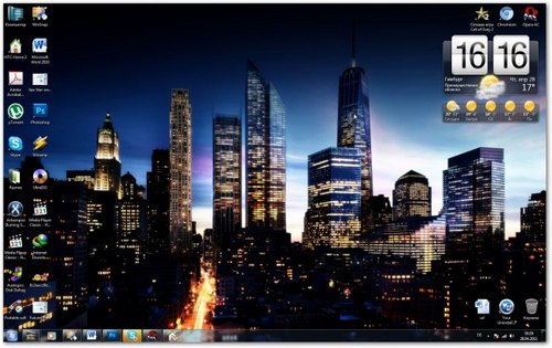 Theme for Windows 7 - Future Manhattan