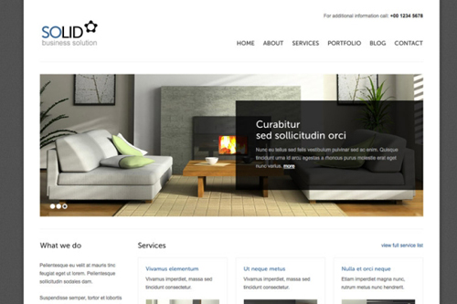 Solid Furniture Free WP Theme