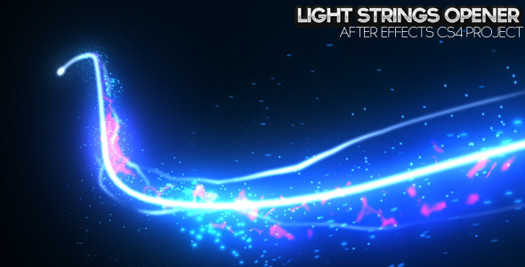 Videohive After Effects Light Strings Opener