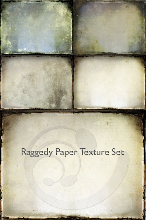 Raggedy Paper Texture Set