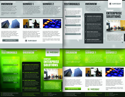 Corporate business brochures