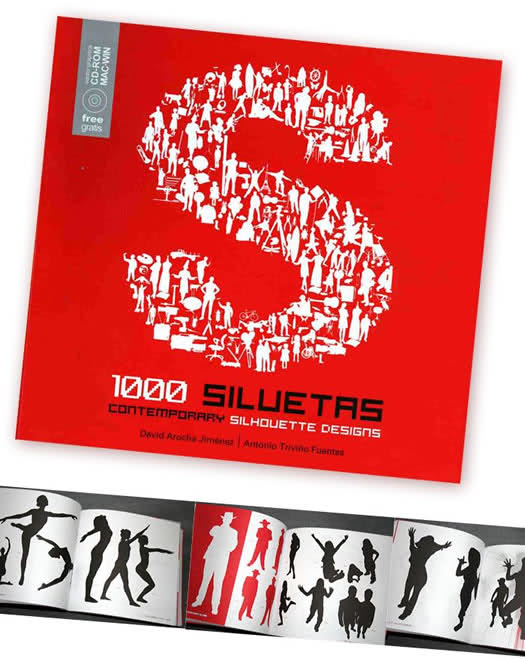 1000 Siluetas - Contemporary Silhouette Designs EPS