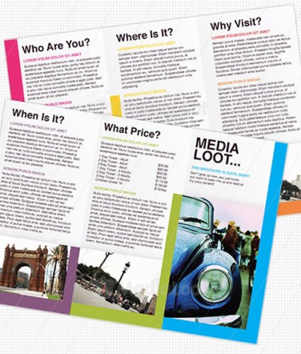 Tri-fold Brochure Design Template - MediaLoot