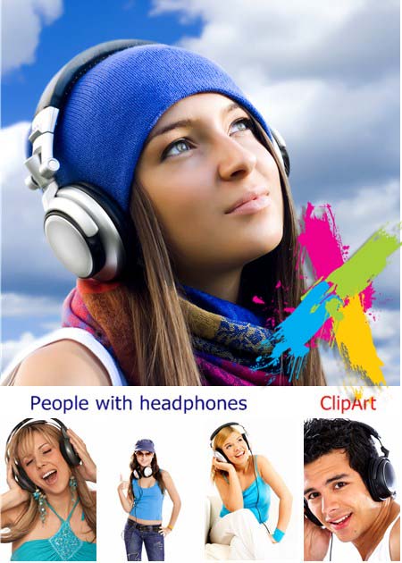 StockMIX - People with Headphones 33xJPG