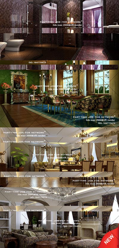 ABBS Luxury Interiors Scenes - 2, In 3ds Max & V-Ray