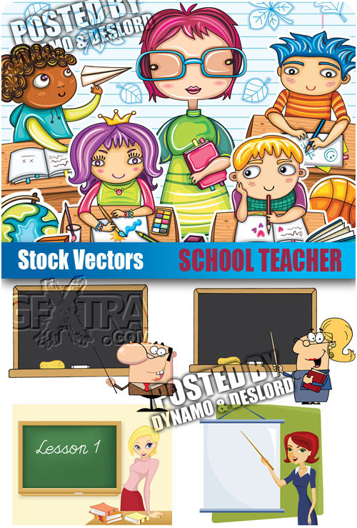 School teacher - Stock Vectors