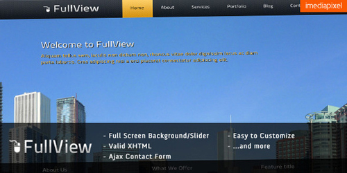 ThemeForest - FullView - Fullscreen Background Slider Template - RiP