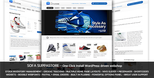 Sofa SuppaStore WordPress Driven Webshop, RETAIL - ThemeForest