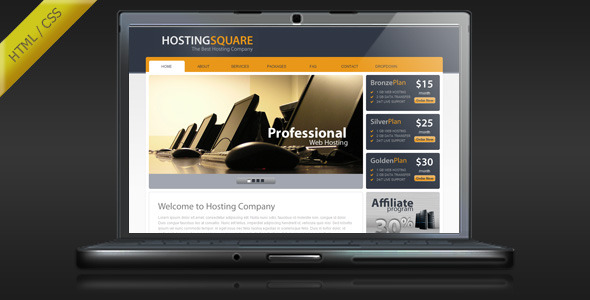 ThemeForest - HostingSquare - Web Hosting HTML Template - RETAIL