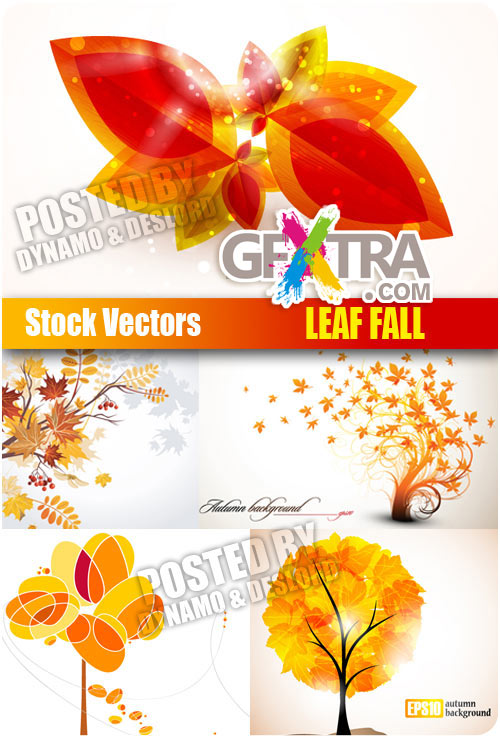 Leaf fall - Stock Vectors