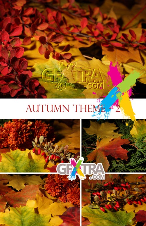 Stock Images - Autumn Theme-2, 5xJPGs