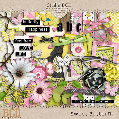Scrap Kit - Sweet Butterfly