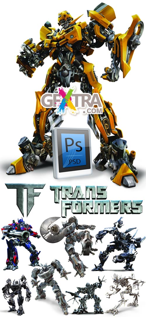 Transformers 25 HQ PSD Files!