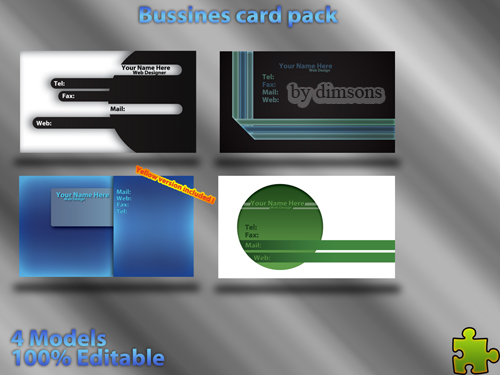 Business card pack
