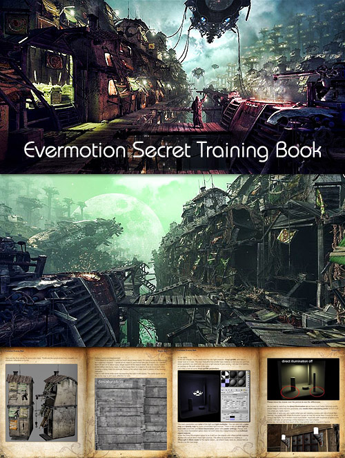 Evermotion - The Secret Training Book, Scenes With Video Tutorials