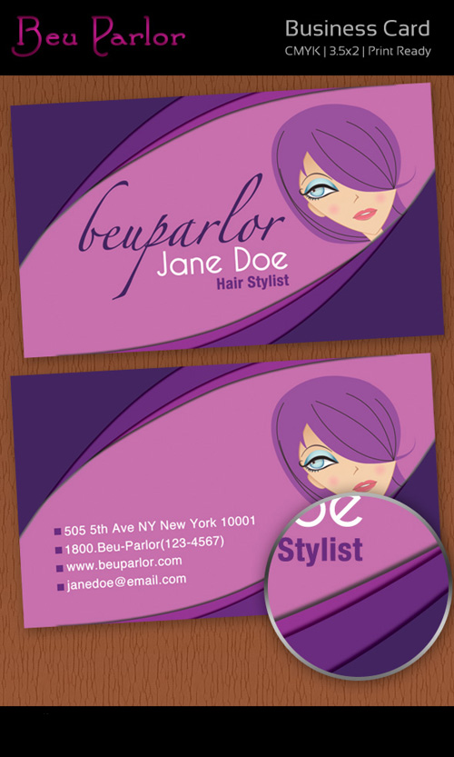 Hair Stylish Business Cards
