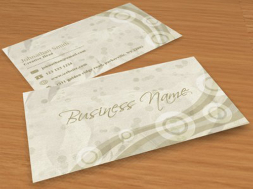 Unique Paper Business Card