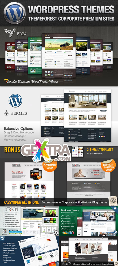 ThemeForest - Corporate & Portfolio Premium Wordpress Themes