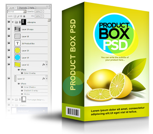 Product Box (PSD)