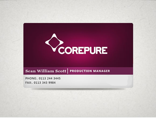 Corepure Business card