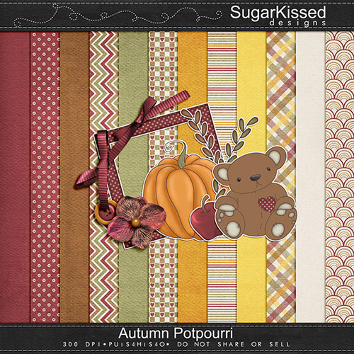 Scrap-set - Autumn Potpourri