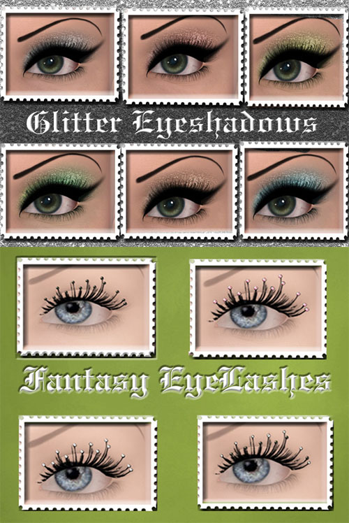 Glitter and Fantasy Eyeshadows