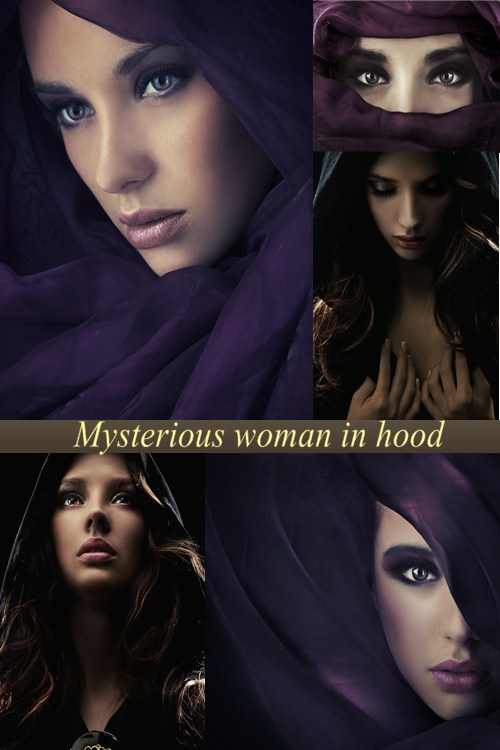 Mysterious Woman in Hood, 5xJPGs