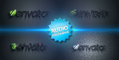 Videohive Distorted Logo Sting 251558 - Project for After Effects