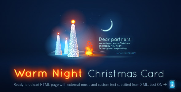 Activeden - Warm Night Christmas Card