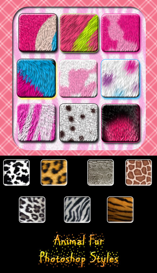 Animal Fur Layer Photoshop Styles
