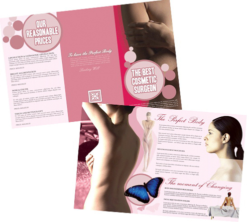 Cosmetic Surgery Brochure 11 x 8.5 - BoxedArt Templates for Design