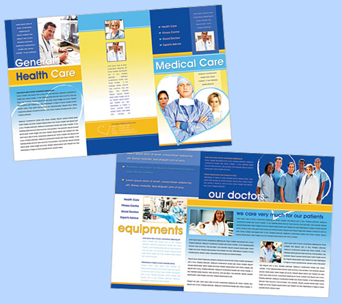 Medical Practice Brochure 11 x 8.5 - BoxedArt Templates for Design