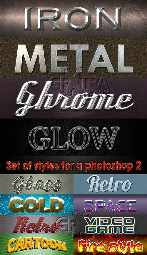 Set of Styles for Photoshop II