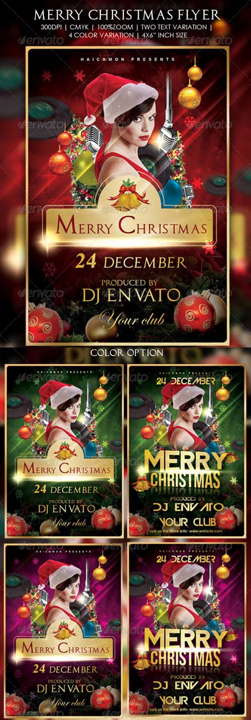 GraphicRiver - Merry Christmas Flyer 705811
