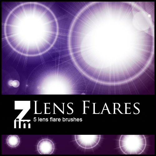 Brushes lens flare