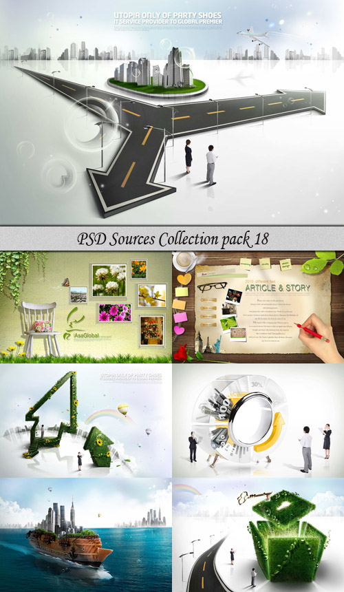 PSD Sources Collection pack 18