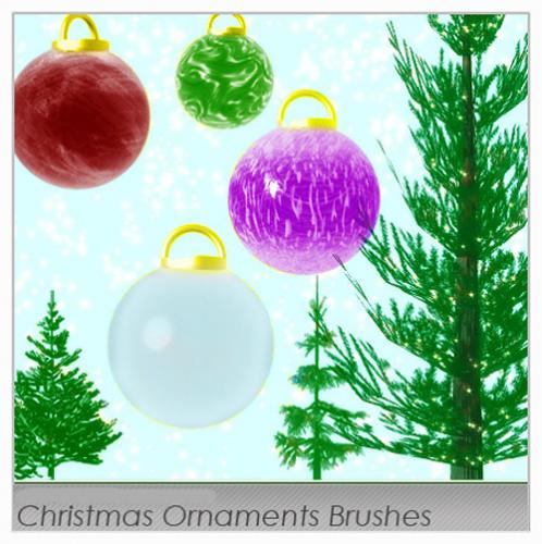 Christmas Ornament Brushes
