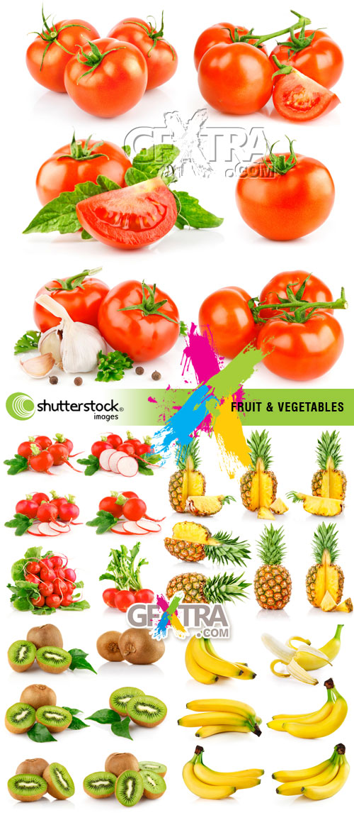 Fruit & Vegetables 5xJPG - Shutterstock