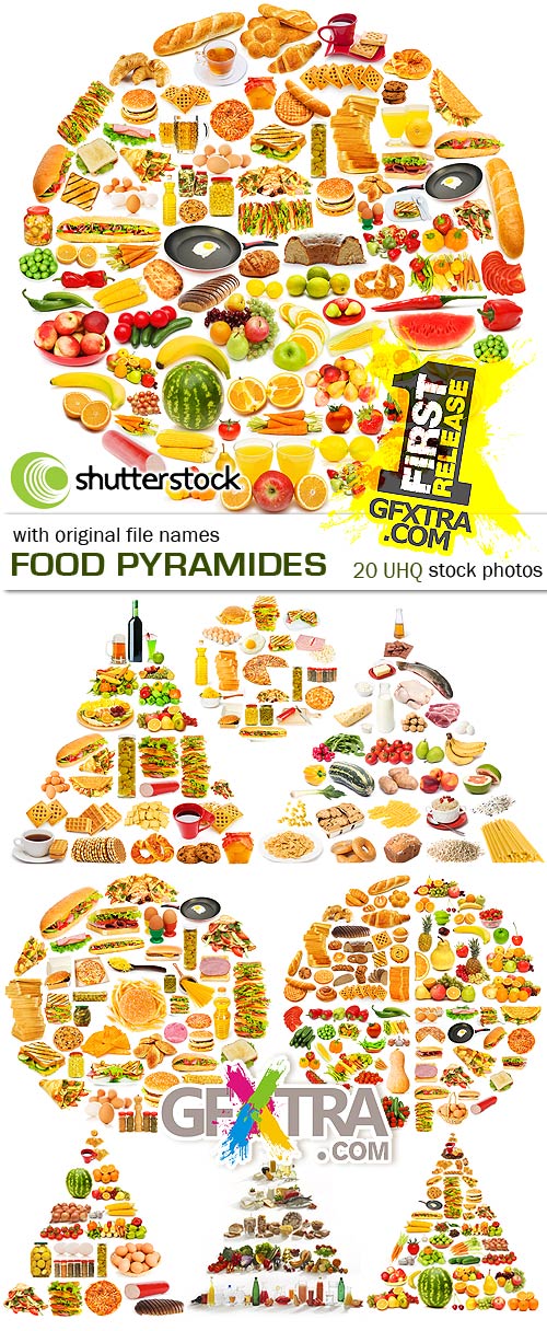 Food Pyramides, 20xJPG