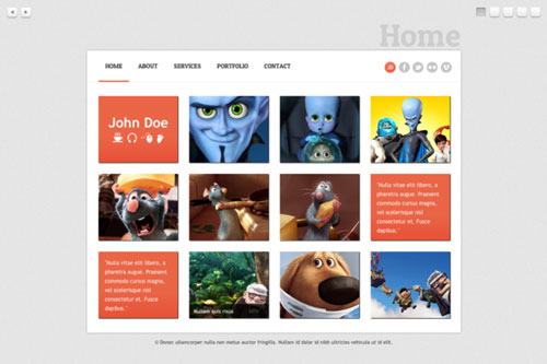 Horizontal Lift - One Page HTML/CSS - ThemeForest