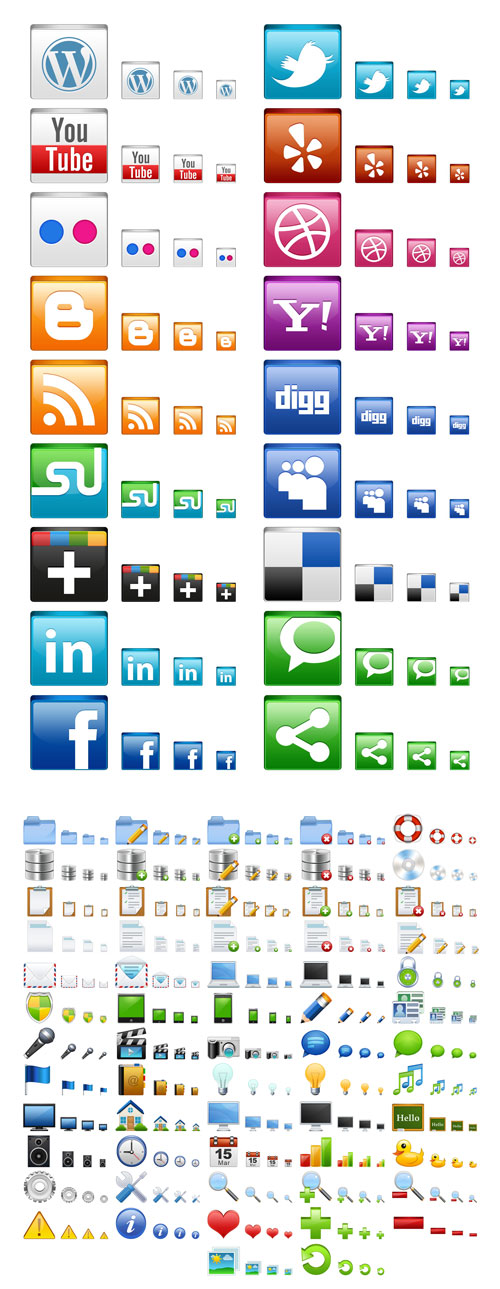 80 Social Icon Pack