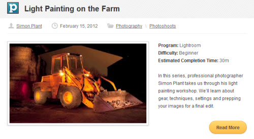 Tuts+ Premium - Light Painting on the Farm & The Post-Procesing
