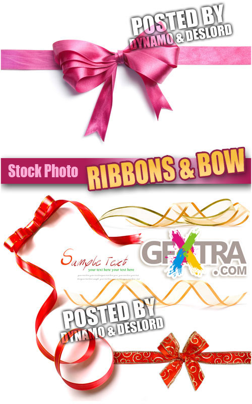 Ribbons and bow - UHQ Stock Photo