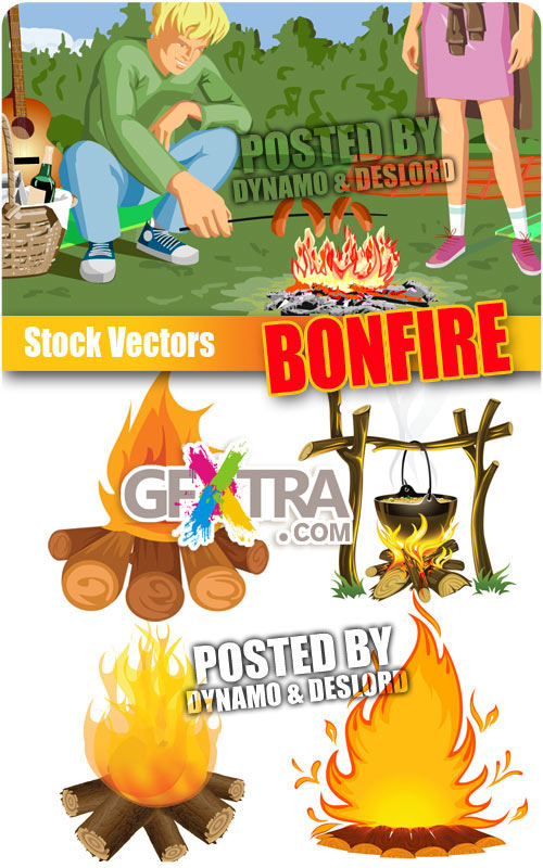 Bonfire - Stock Vectors