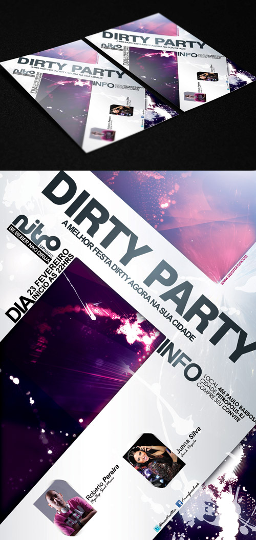 Dirty Party Flyer Template