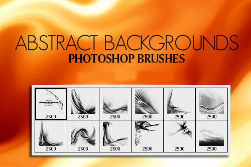 Abstract Background Brushes Set