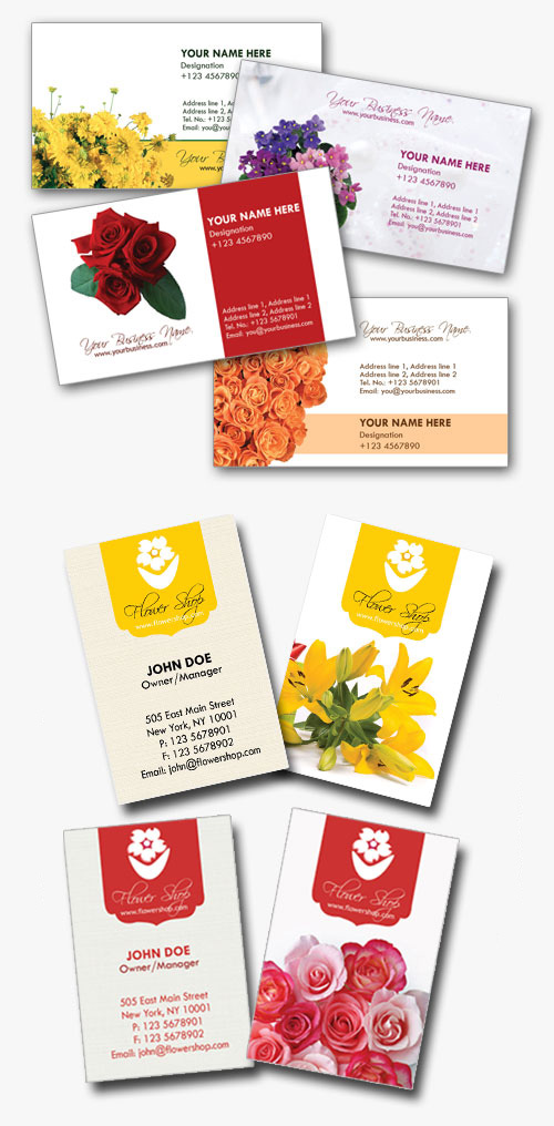 Florist Business Cards