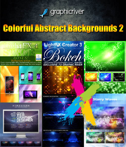 GraphicRiver - Colorful Abstract Backgrounds Pack 2