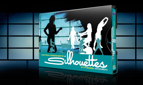 Fitness Women Silhouettes in Motion