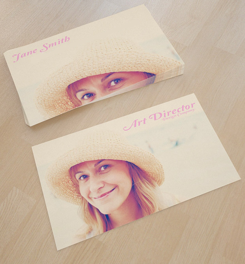 Photo Business Card Template